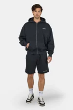 Logo Heavy Sweat Shorts Vintage Black