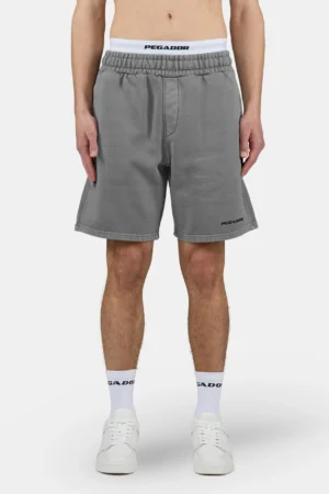 Logo Heavy Sweat Shorts Vintage Grey