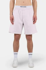 Logo Heavy Sweat Shorts Washed Light Lilac