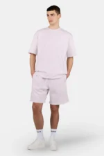 Logo Heavy Sweat Shorts Washed Light Lilac