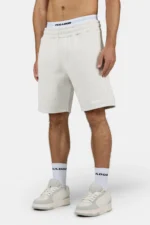 Logo Heavy Sweat Shorts Washed Pure Grey