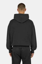 Logo Oversized Hoodie Vintage Black