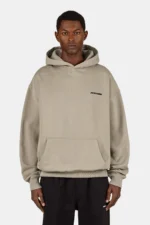 Logo Oversized Hoodie Washed Flint Grey
