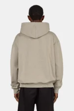 Logo Oversized Hoodie Washed Flint Grey