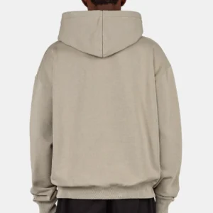 Logo Oversized Hoodie Washed Flint Grey