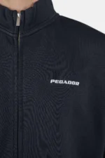 Logo Oversized Sweat Track Jacket Vintage Black White