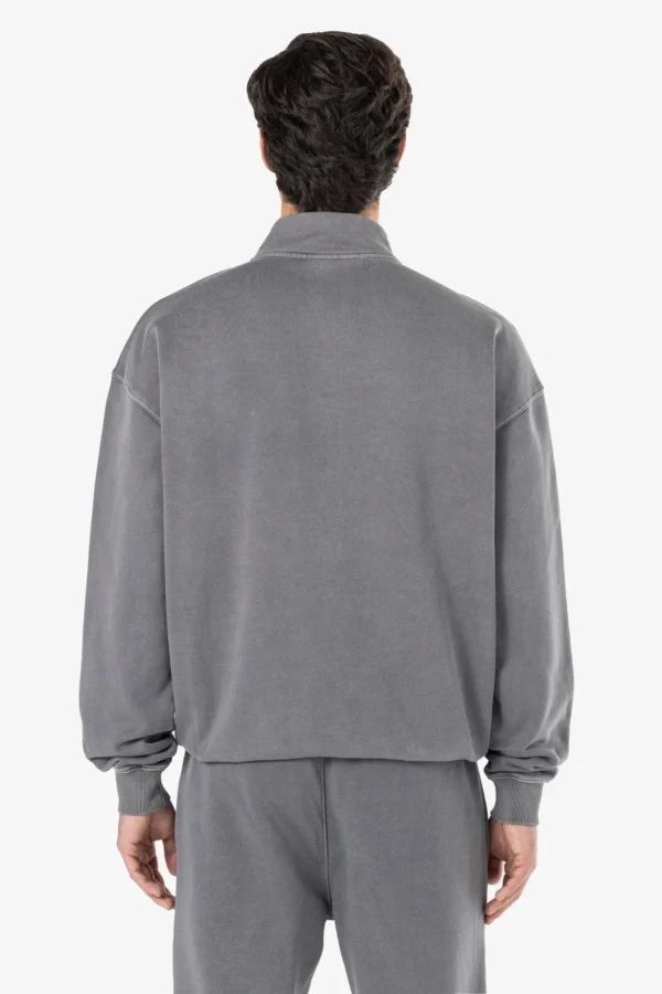 Logo Oversized Sweat Track Jacket Vintage Grey