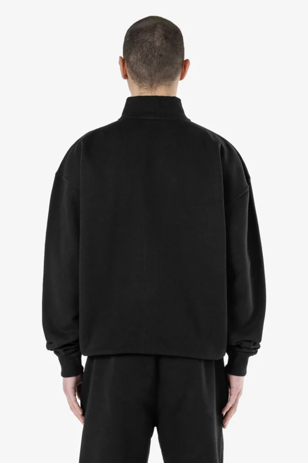 Logo Oversized Sweat Track Jacket Washed Black White Gum