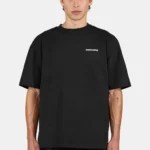 Logo Oversized Tee Washed Black