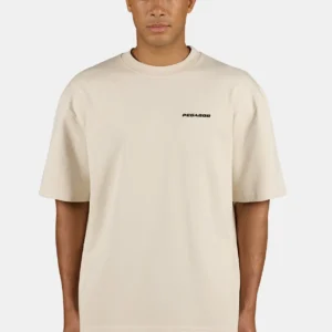 Logo Oversized Tee Washed Stone Black