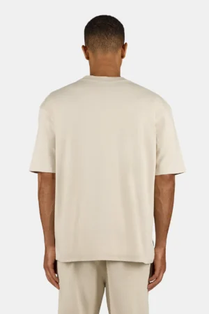 Logo Oversized Tee Washed Stone Black