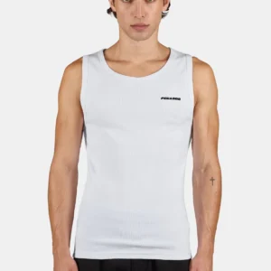 Logo Rib Undershirt White