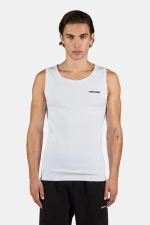 Logo Rib Undershirt White