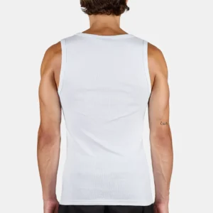 Logo Rib Undershirt White