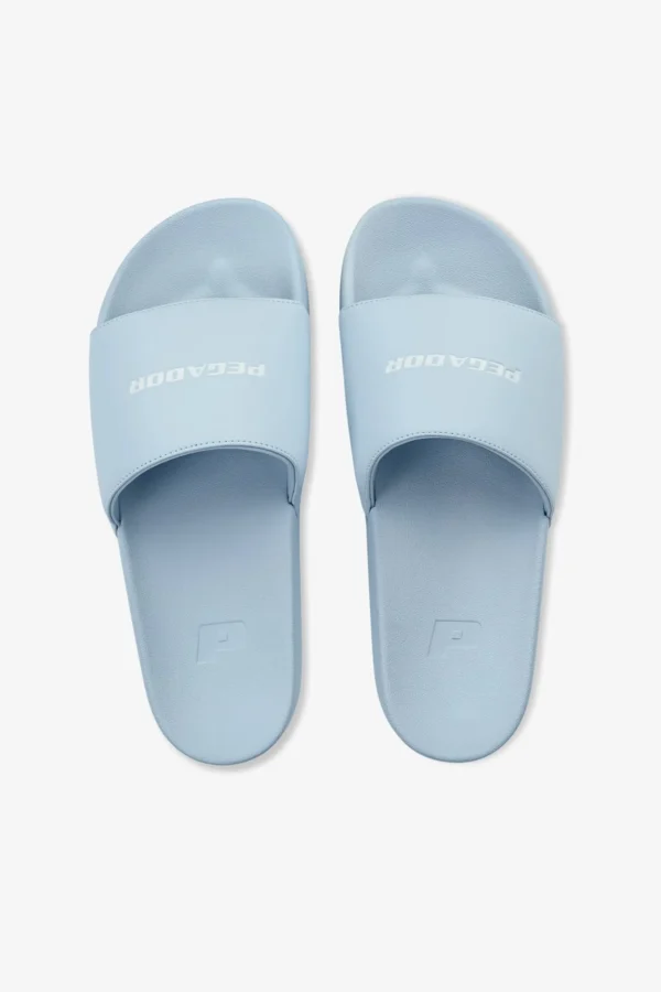 Logo Slide Baby Blue White