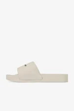 Logo Slide Beige Black