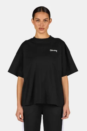Lorca Heavy Oversized Tee Washed Black