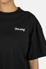 Lorca Heavy Oversized Tee Washed Black