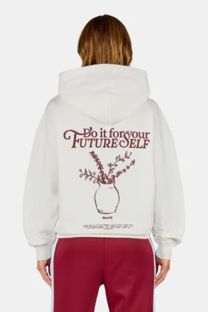 Lorca Oversized Hoodie Washed Snow White