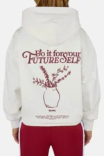 Lorca Oversized Hoodie Washed Snow White