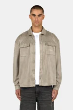 Madikeri Suede Overshirt Flint Grey