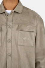 Madikeri Suede Overshirt Flint Grey