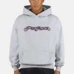 Magten Oversized Hoodie Heather Grey