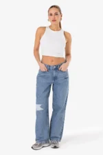 Mally Super Baggy Jeans Washed Blue