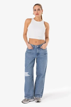 Mally Super Baggy Jeans Washed Blue