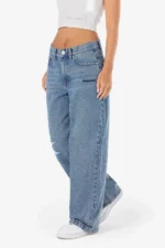 Mally Super Baggy Jeans Washed Blue