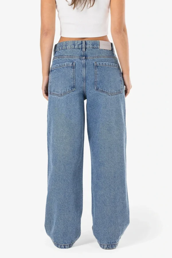 Mally Super Baggy Jeans Washed Blue
