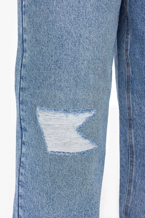 Mally Super Baggy Jeans Washed Blue