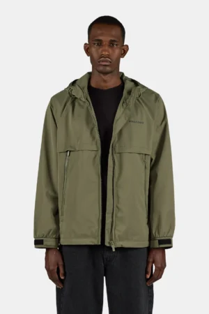 Mason Hooded Windbreaker Mud Olive