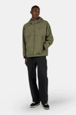 Mason Hooded Windbreaker Mud Olive