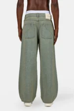 Menton Pilled Flared Denim Washed Vintage Blue