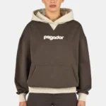 Monza Oversized Hoodie Washed Walnut Brown