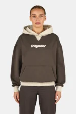 Monza Oversized Hoodie Washed Walnut Brown