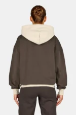 Monza Oversized Hoodie Washed Walnut Brown