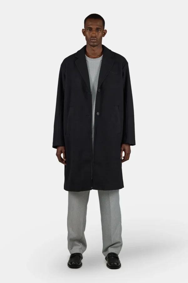 Motero Oversized Coat Black