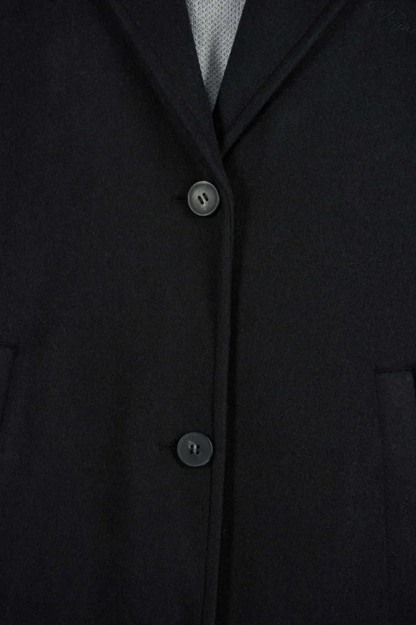 Motero Oversized Coat Black