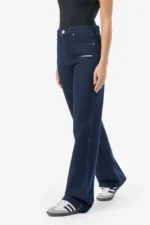 Naddy Wide Leg Jeans Dark Blue