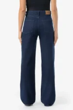 Naddy Wide Leg Jeans Dark Blue
