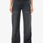 Naddy Wide Leg Jeans Washed Black
