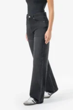 Naddy Wide Leg Jeans Washed Black