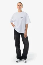 Naddy Wide Leg Jeans Washed Black