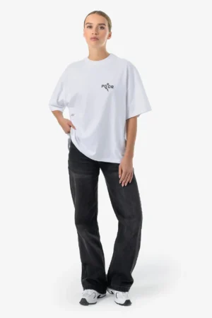 Naddy Wide Leg Jeans Washed Black