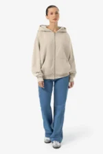 Naddy Wide Leg Jeans Washed Mid Blue