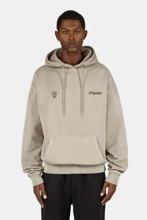 Namur Oversized Hoodie Vintage Rock Grey