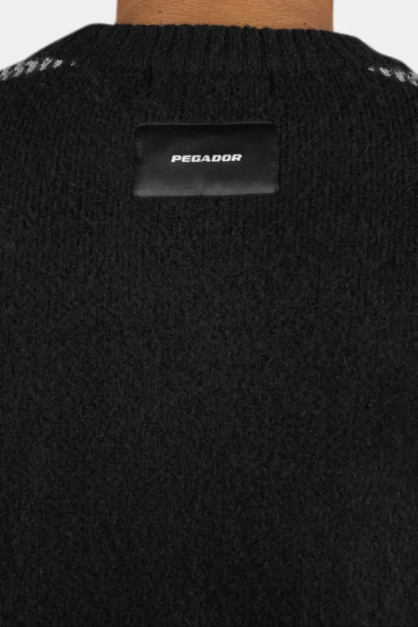 Nepole Oversized Knit Sweater Black