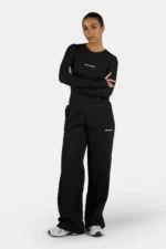 Nina Longsleeve Washed Black White